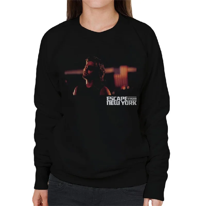 Escape From New York Call Me Snake Women's Sweatshirt Hoodie with Typography Text Message