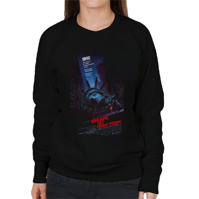 Escape From New York Snake Breaking Out Is Impossible Women's Sweatshirt Hoodie with Strings Custom Fit Adjustable