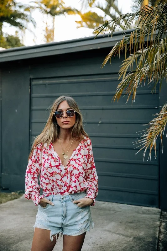 Barefoot Blonde - Valentina - Leilani Blouse Elegant Lace Blouse