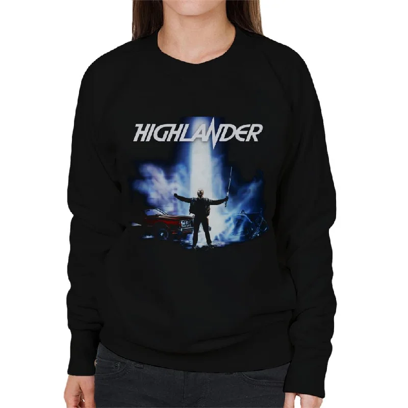 Highlander 1986 Everyday Heroes Women's Sweatshirt Hoodie with Hem Patch Decorative Personalized