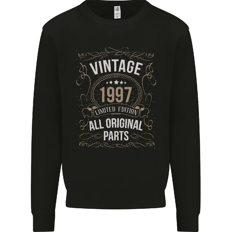 27th Birthday Limited Edition 1997 Mens Sweatshirt Jumper Hoodie with Magnetic Closure Innovative Modern