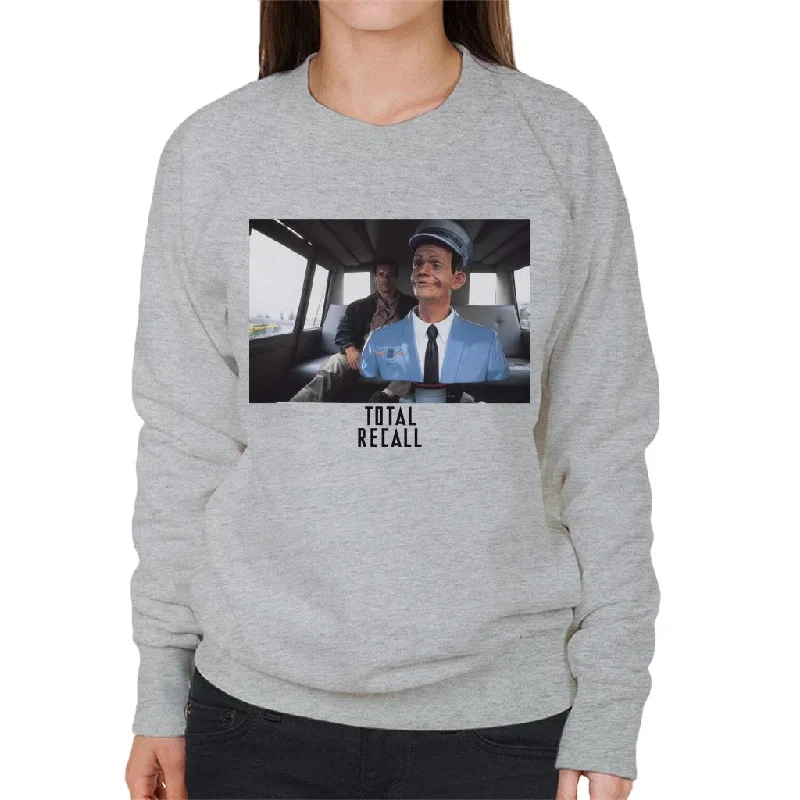 Total Recall Johnny Cab Women's Sweatshirt Hoodie with Ribbed Cuffs Snug Fit Comfort