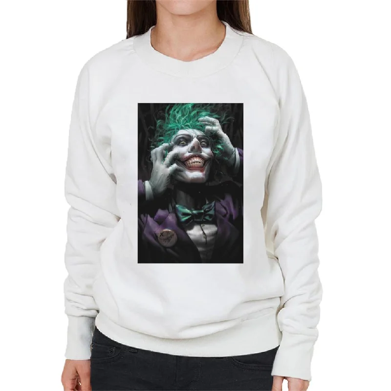 Batman Halloween Joker Dceased Madness Women's Sweatshirt Hoodie Dress Longline Feminine Batman Halloween Joker Dceased Madness Women's Sweatshirt Hoodie Dress Longline Feminine