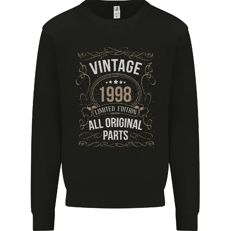 26th Birthday Limited Edition 1998 Mens Sweatshirt Jumper Hoodie with Belted Waist Structured Tailored