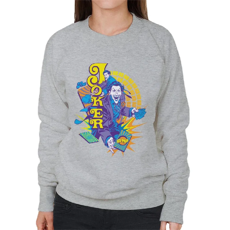 Batman The Joker Ka Pow Women's Sweatshirt Hoodie with Hem Detail Decorative Unique