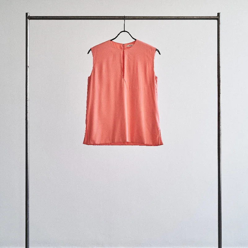 CELINE Sleeveless Blouse Slim Fit Blouse