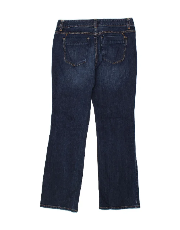 MOSSIMO Womens Curvy Fit Bootcut Jeans US 8 Medium W27 L30 Navy Blue Trendy Vintage Denim Jeans MOSSIMO Womens Curvy Fit Bootcut Jeans US 8 Medium W27 L30 Navy Blue Trendy Vintage Denim Jeans