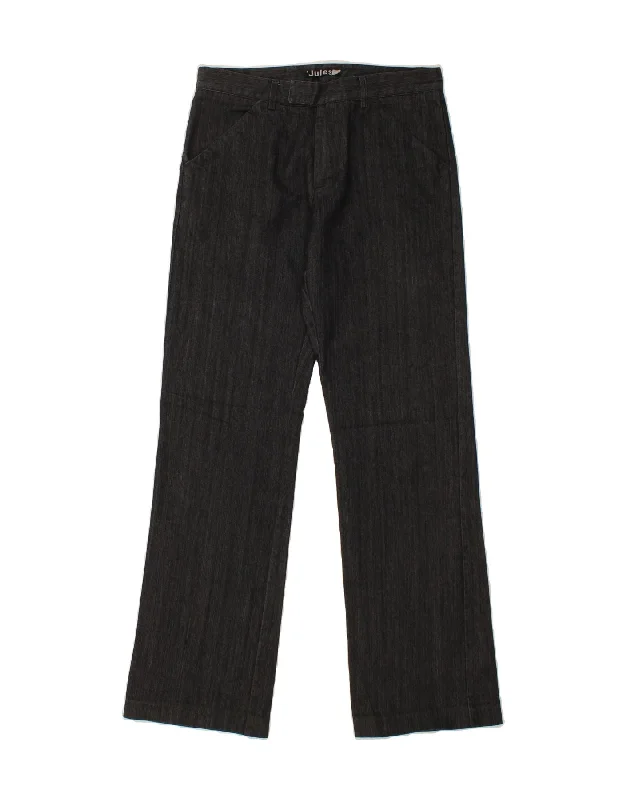 JULES Womens Bootcut Jeans EU 40 Medium W30 L32 Black Cotton Trendy Button-Up High-Waist Jeans JULES Womens Bootcut Jeans EU 40 Medium W30 L32 Black Cotton Trendy Button-Up High-Waist Jeans
