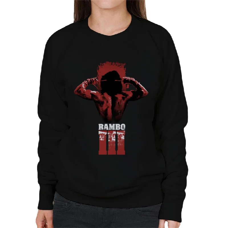 Rambo III Tying Headband Women's Sweatshirt Hoodie Jacket Zipper Layering