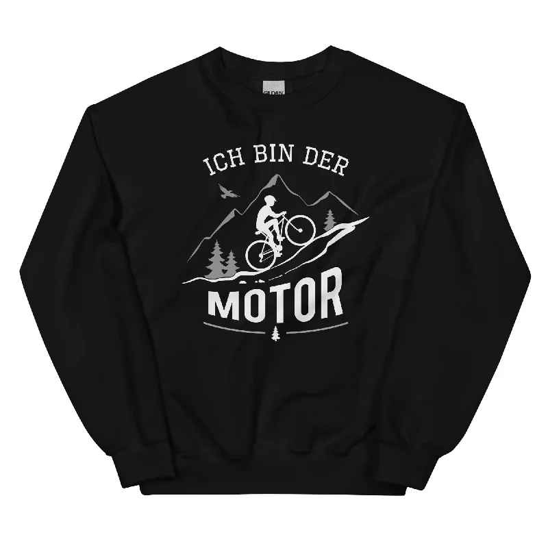 Ich Bin Der Motor - Sweatshirt (Unisex) Hoodie Dress Longline Feminine