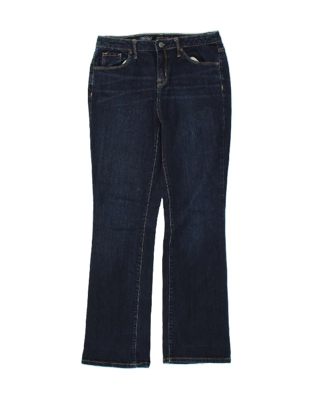 MOSSIMO Womens Curvy Mid Rise Bootcut Jeans US 6 Medium W32 L31 Navy Blue Chic Cropped Jeans MOSSIMO Womens Curvy Mid Rise Bootcut Jeans US 6 Medium W32 L31 Navy Blue Chic Cropped Jeans