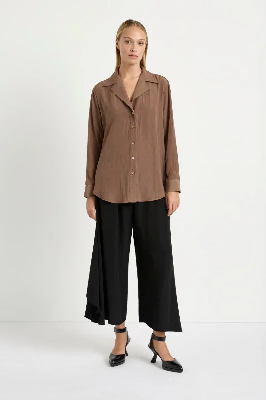 Revere Blouse in Cinnamon F67 8487 by Mela Purdie Everyday Stylish Blouse