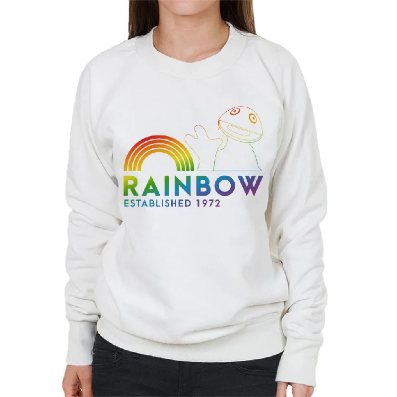 Rainbow 1972 Zippy Women's Sweatshirt Hoodie with High Neck Warm Protective