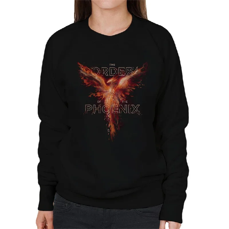 Harry Potter The Order Of The Phoenix Women's Sweatshirt Hoodie with Magnetic Closure Innovative Modern