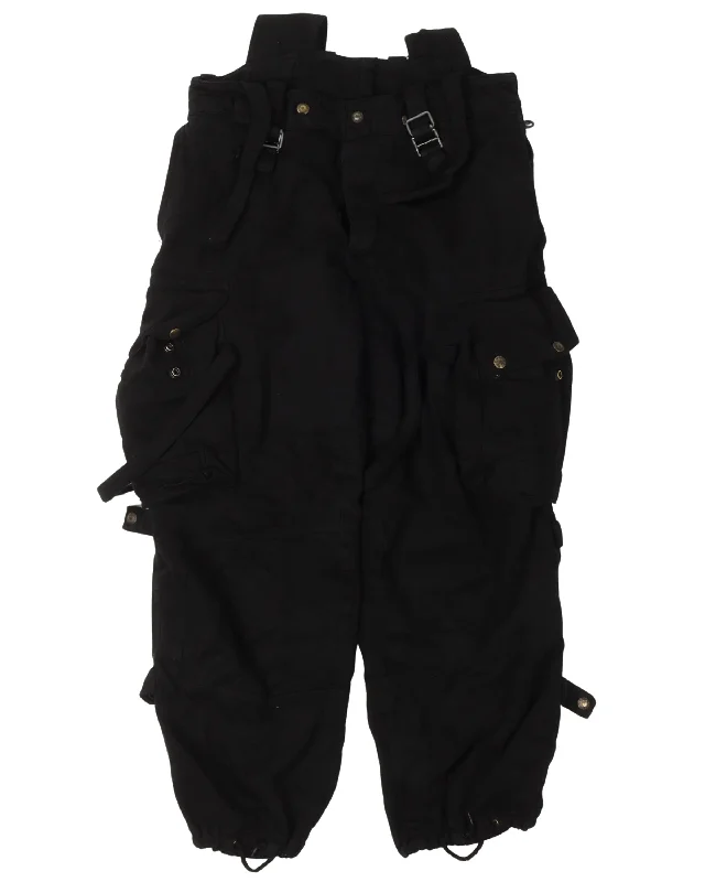 Modified Over-Dyed Swiss Alpenflage Cargo Pants Lightweight Jogger Pants