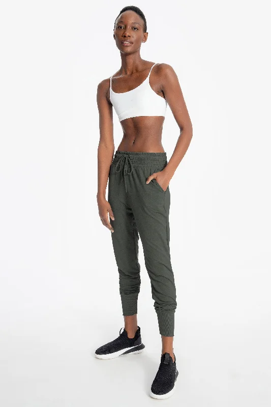 Essential Comfy Jogger Pants Cozy Fitted Pants