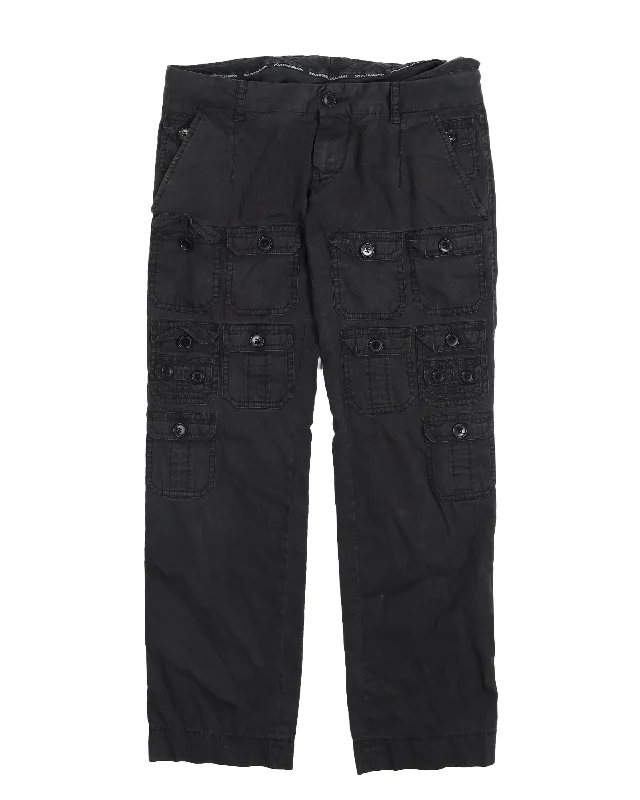 Multipocket Cargo Pants Casual Sweatpants Style