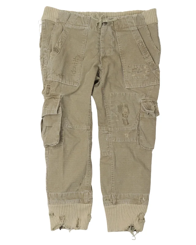 Ripstop Cargo Pants Chic Capri Pants