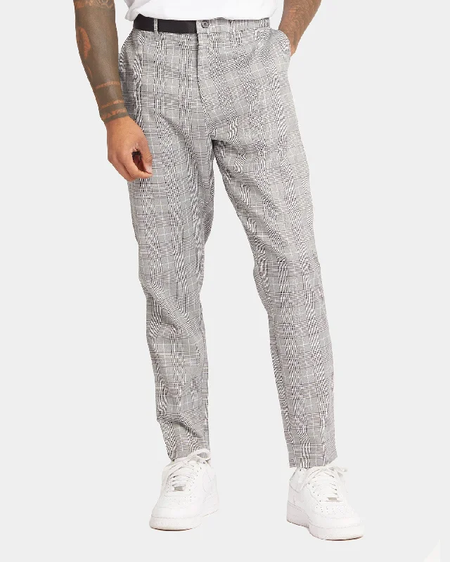 XXIII Apollo Check Pants Grey Elegant Trouser Pants