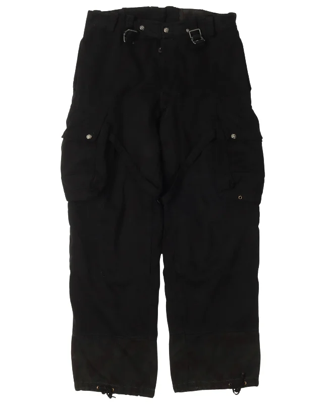 Modified Over-dyed Swiss Alpenflage Cargo Pants Casual Track Pants