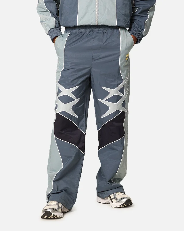 Loiter Paradise Track Pants Blue Soft Stretch Trousers