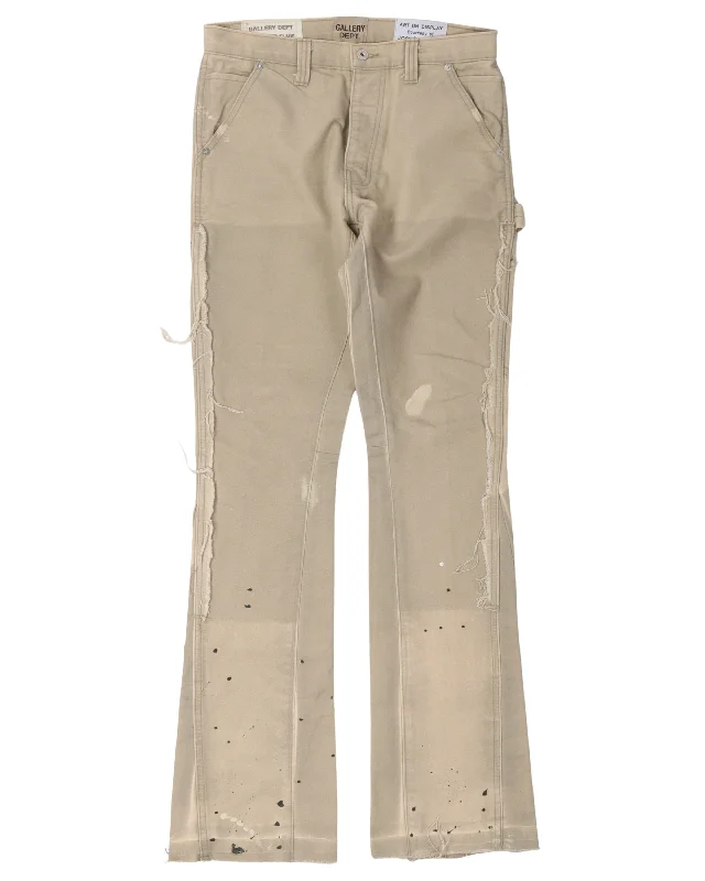 Carpenter Flare Pants Fashionable Tapered Leg Pants