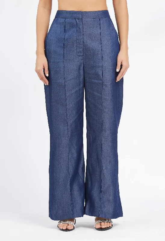 Denim Flared Pant Classic Bootcut Trousers