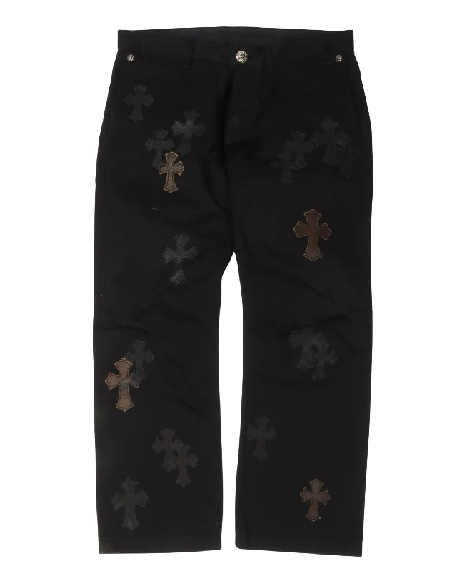 Cross Patch Chino Pants Fashionable Work Pants