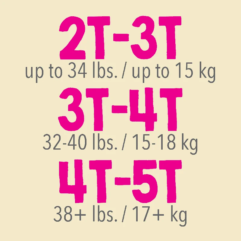 Cutie Pant Training Pant - Girl 4T-5T, 4 Packs of 19 (76 Total) Casual Skinny Fit Pants