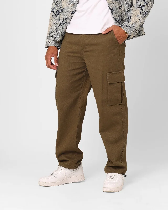 XXIII Cartney Cargo Pants Military Green Fashionable Button-Up Pants