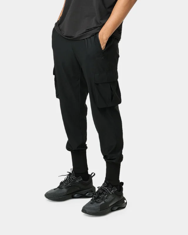 Pyra Nero Rep Pants Black Classic Straight Pants