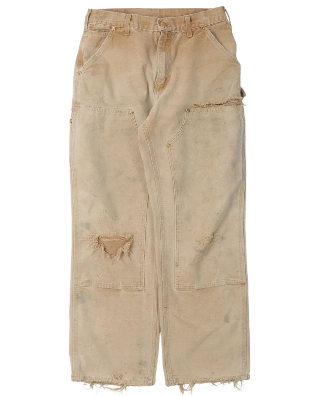 Carhartt Double Knee Pants Trendy Wide-Leg Pants