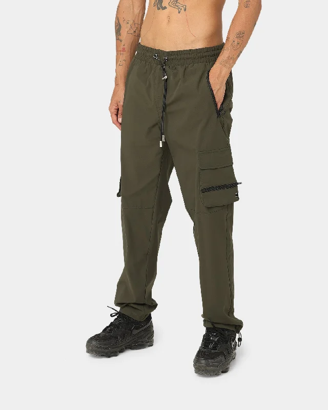 PYRA Nero Cargo Pants Olive Elegant Trouser Pants