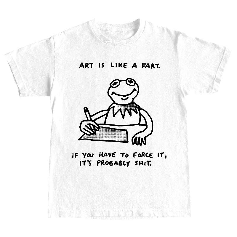 Art is Like a Fart T-Shirt Lace Blend Ribbed Blend Corduroy Blend