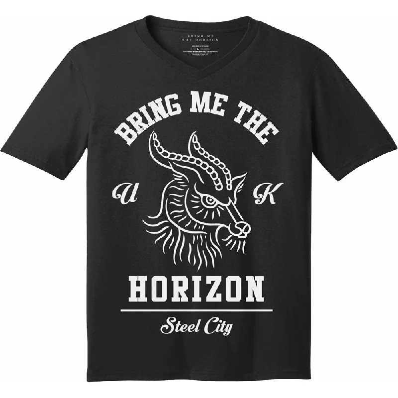 BRING ME THE HORIZON Attractive T-Shirt, Goat Lace Blend Ribbed Blend Corduroy Blend BRING ME THE HORIZON Attractive T-Shirt, Goat Lace Blend Ribbed Blend Corduroy Blend