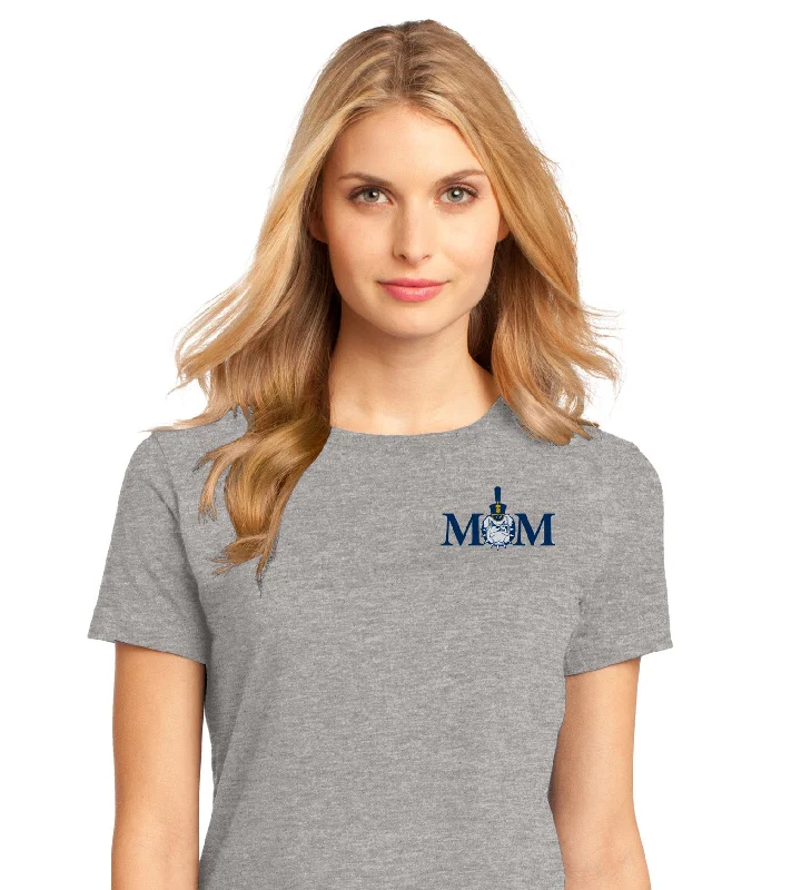 The Citadel, Mom & Spike Logo Women’s Perfect Weight ® Tee Shirt Oversized T-Shirt Spandex breathable