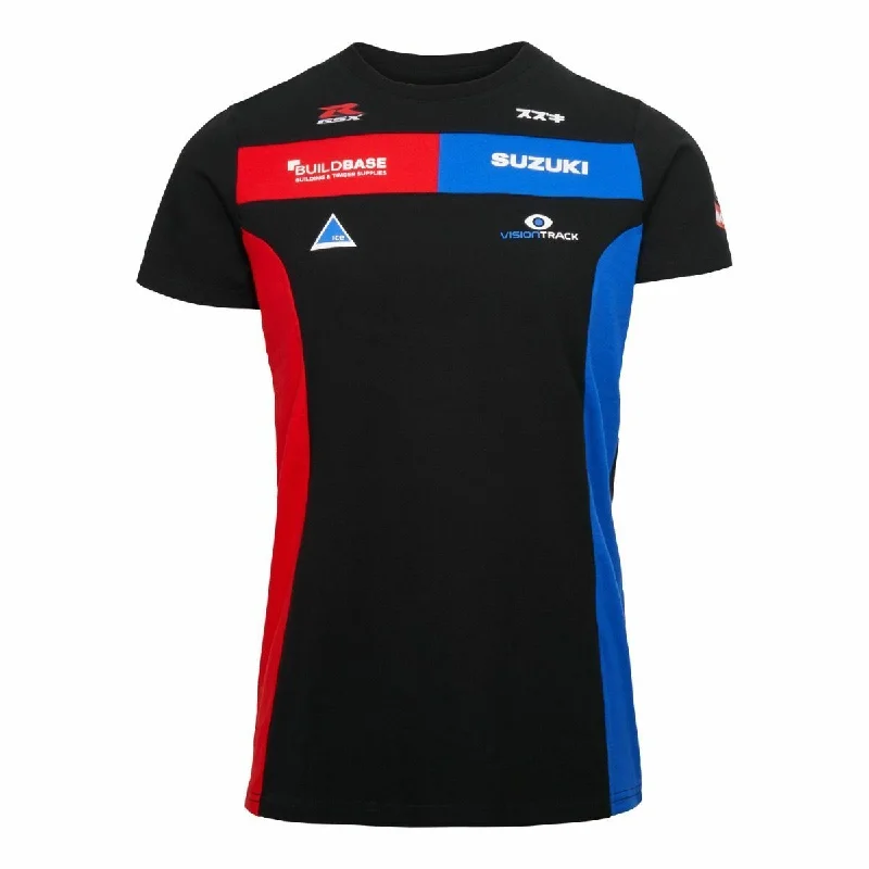 Official Buildbase Suzuki Team Ladies T Shirt - 20Bbs-Lt Welt Pockets Slit Pockets