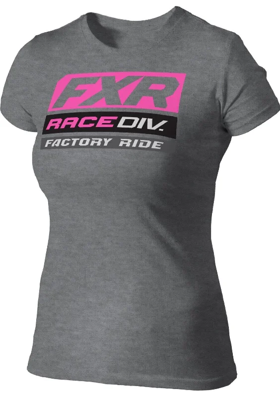 Official FXR Racing Womans Race Division T'shirt - 202260-0794 Welt Pockets Slit Pockets