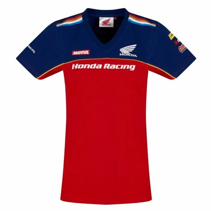 Official Honda Endurance Racing Ladies T Shirt - 19Hend-Lt Machine Wash Dry Clean Hand Wash