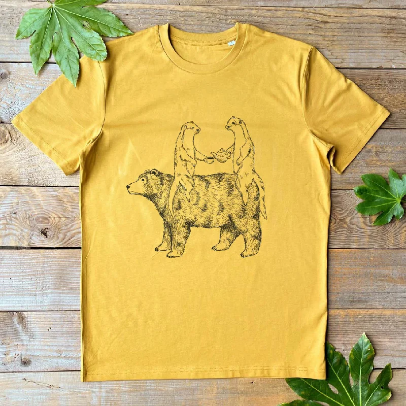 'Otter's Tea Time' T-Shirt Elasticated Padded Insulated