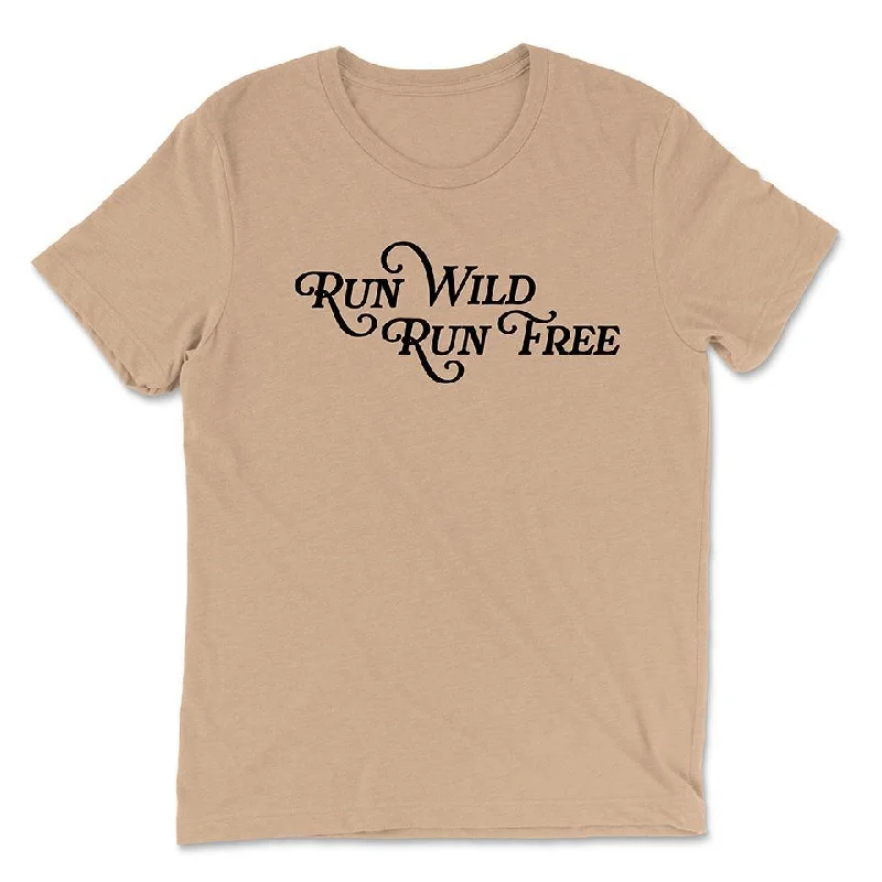 Run Wild, Run Free T-shirt Mesh Blend Leather Blend Suede Blend