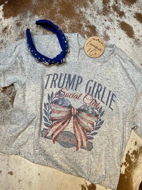 Trump Girlie Tee Satin Blend Silk Blend Wool Blend