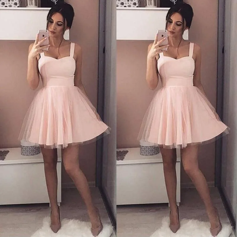 Sexy Pink Evening Party Tulle Dress Women Strap Sleeveless Ball Gown Dresses Female Casual Mini Dresses Cozy T-Shirt Mini Dress