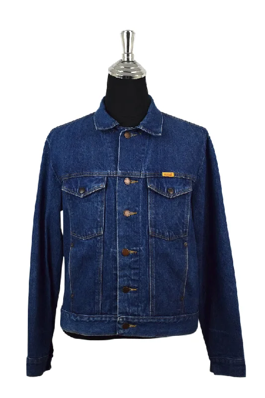 Rustler Brand Denim Jacket Hooded Jacket Caped Jacket Shawl Collar Jacket