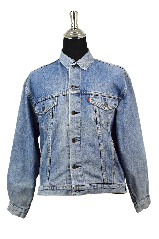 Levi's Brand Denim Jacket Satin Jacket Silk Jacket Chiffon Jacket