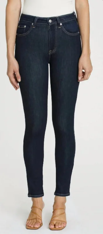 Aline High Rise Skinny Jean In Dreamer Comfortable Mid-Rise Jeans