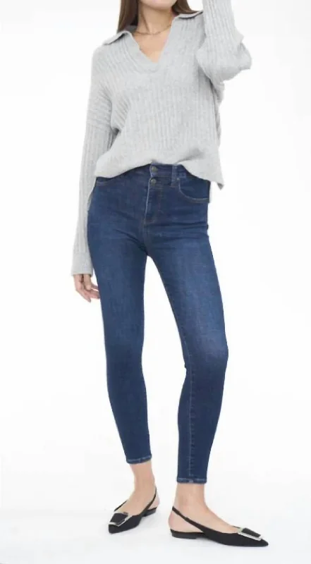 Aline High Rise Skinny Jeans Metropolitan Stylish High-Waist Skinny Denim