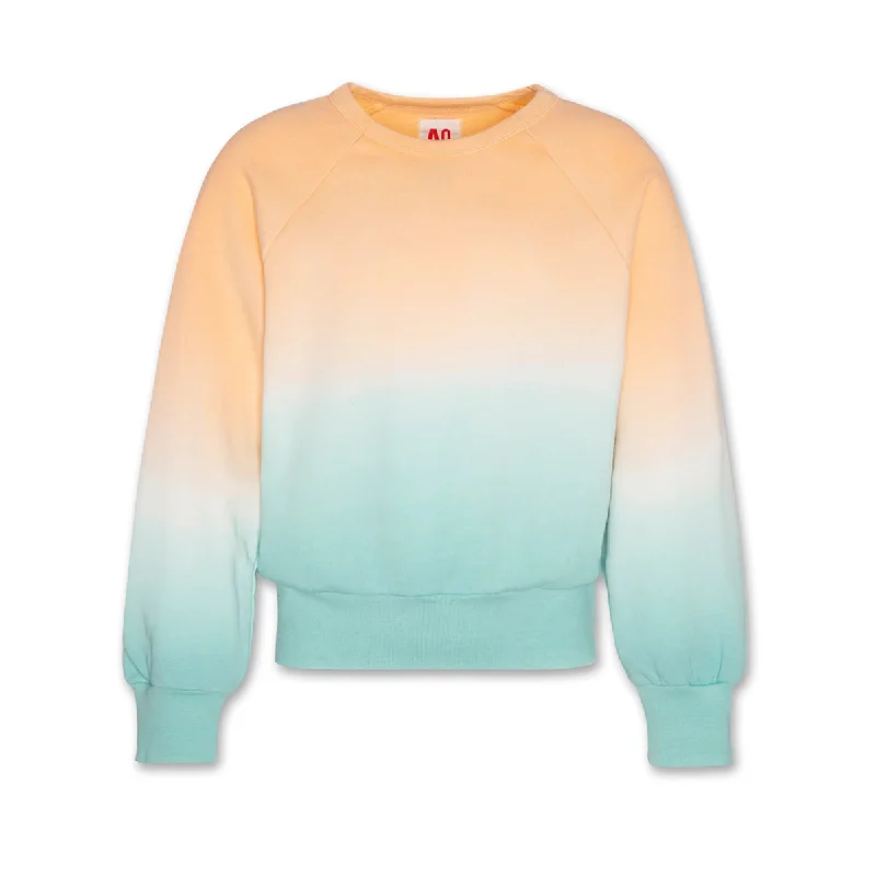 AO76 Aya Sweater Dip Dye Fleece Sweater Nylon Polyester