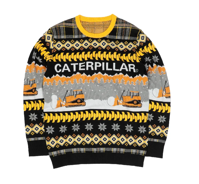 Cat® Snowdozer Sweater Long Sweater Short Sweater Cropped Sweater