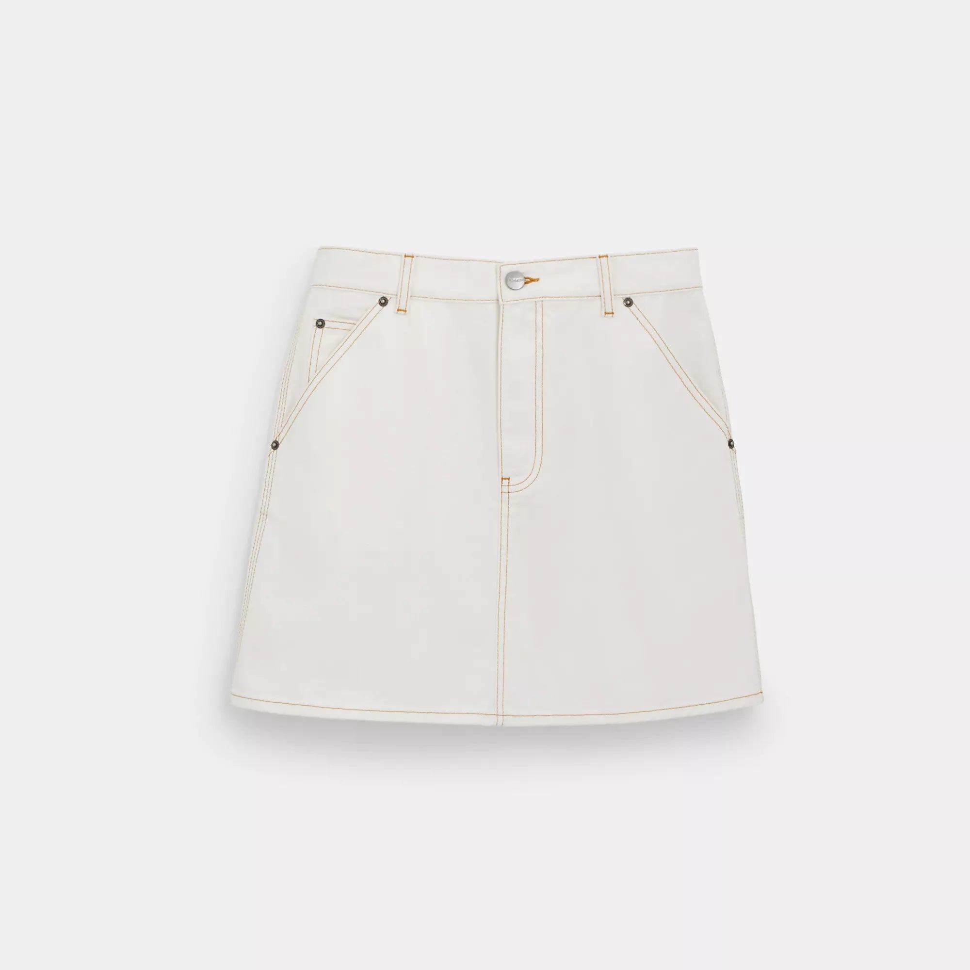 Coach Outlet Twill Utility Skirt In Organic Cotton And Recycled Polyester relaxed fit skirt